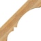 Ekena Millwork 6"W x 22"D x 22"H Balboa Rough Sawn Knee Brace, Western Red Cedar BRC06X22X22BOA00RWR - alternate 4